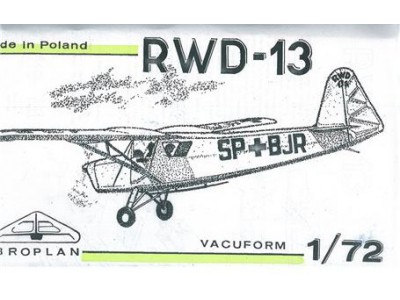 RWD-13s ŚWIĘTA URSZULA 1939 - MS-08 BROPLAN 1/72