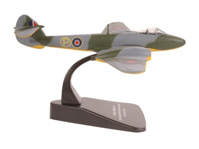 GLOSTER METEOR F2 RAF 1945 - AC068 OXFORD 1/72 metal unikat