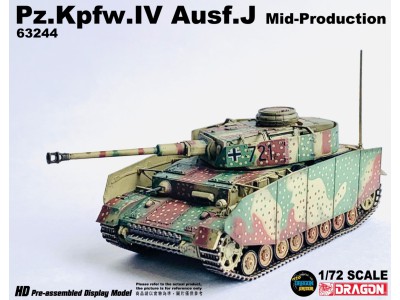 PANZER IV J FRONT ZACHODNI 1944 - 63244 DRAGON ARMOR 1/72