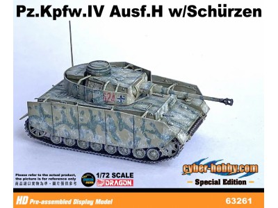 PANZER IV H 3 Pz.Div. UKRAINE 1943 - 63261 DRAGON ARMOR 1/72