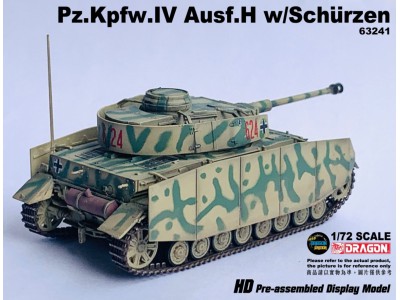 PANZER IV H 3 Pz.Div. UKRAINE 1943 - 63241 DRAGON ARMOR 1/72