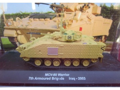 BRITISH MCV 80 WARRIOR IRAQ 2003 - ALTAYA 1/72 metal