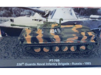 PT-76B SOVIET NAVY GUARD 1993 - ALTAYA 1/72 metal unikat