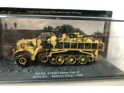 Sd.Kfz.9 FAMO 88mm FLAK 37 NETTUNO ITALY 1944 - ALTAYA 1/72