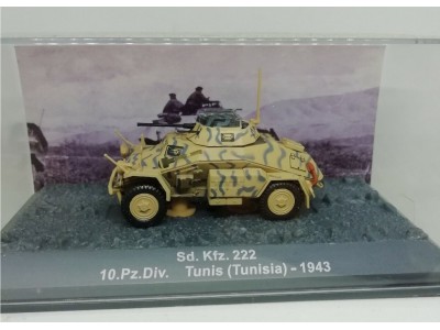 Sd.Kfz.222 DAK TUNIS 1943 - ALTAYA 1/72 metal