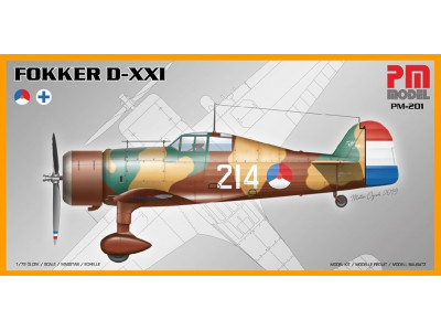 FOKKER D-XXI HOLANDIA - PM MODEL 201 1/72