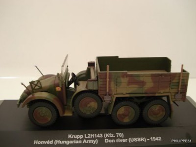 KRUPP L2H143 (Kfz.70) HONVED (armia węgierska) DON SOVIETY 1942 - ALTAYA 1/43 metal