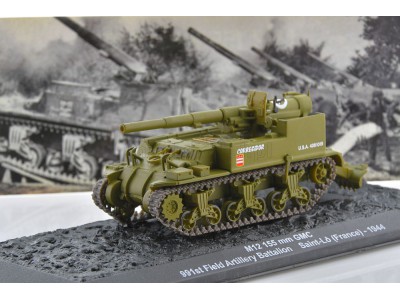 M-12 155mm MGMC KING KONG US ARMY SAINT-LO 1944 - ALTAYA 1/72