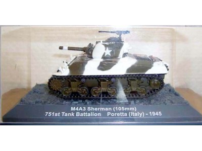 M4A3 SHERMAN 105mm US ARMY PORETTA 1945 - ALTAYA 1/72 unikat