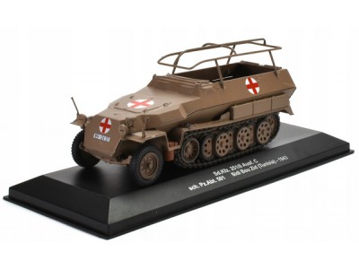 Sd.Kfz.250/8 Ausf. C sch.Pz.Abt.501 TUNISIA SIDI BOU ZID 1943 - ALTAYA 1/43 unikat