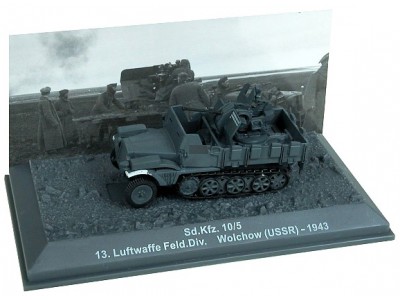 Sd.Kfz.10/5 + FLAK 38 13 LUFTWAFFE Feld.Div. 1943 - ALTAYA 1/72 unikat