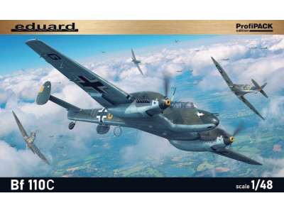 MESSERSCHMITT Bf-110C - 8209 EDUARD 1/48 PROFIPACK