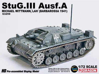 STUG.III A SS.Pz.Rgt.1 LAH WITTMANN BARBAROSSA USSR 1941 - 63259 DRAGON ARMOR 1/72