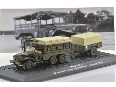 DODGE WC-63 + 1t. TRAILER US 4 Armd. Div. 1944 - ALTAYA 1/72