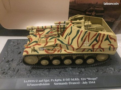 Sd.Kfz.124 WESPE 9 Pz.Div. NORMANDY D-DAY 1944 - ALTAYA 1/43 unikat