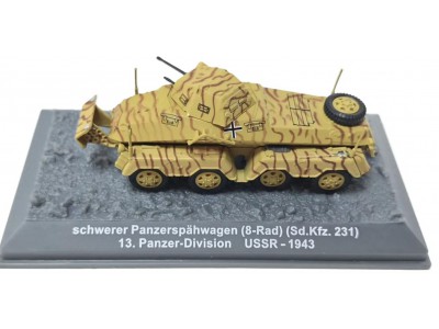 schwerer Sd.Kfz.231 8-rad 13 Pz.Div USSR 1943 - ALTAYA 1/72 unikat