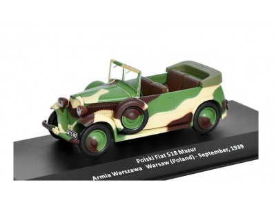 POLSKI FIAT 518 MAZUR ARMIA WARSZAWA 1939 - DEAGOSTINI 1/43