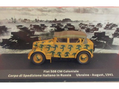 FIAT 508 CM COLONIALE ITALIANO CORPO di SPEDIZIONE UKRAINE 1941 ALTAYA 1/43