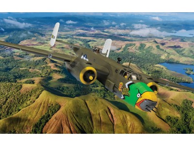 B-25D MITCHELL USAF 498 BS AIR APACHES NEW GUINEA 1944 - AA35315 CORGI 1/72