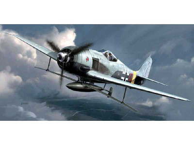 FOCKE WULF 190A8 w/Bv246 HASEGAWA 1984 1/72 unikat