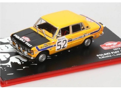 POLSKI FIAT 125p MONTE CARLO 1972 MUCHA JAWOROWICZ - IXO 1/43