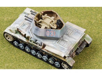 FLAKPANZER IV WIRBELWIND sPz.Jg.Abt 654 ALSACE FRANCE 1945 - PANZERSTAHL 88008 1/72 metal 1szt.
