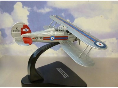 GLADIATOR Mk.II 72 SQN RAF CHURCH FENTON 1937 - AC122 OXFORD 1/72 metal