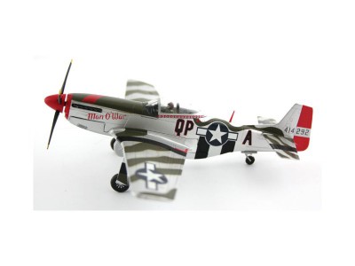 P-51D MUSTANG MAN O' WAR 341 FS USAF ENGLAND 1945 - WITTY WINGS 1/72 metal