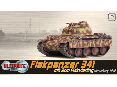 FLAKPANZER 341 2cm Vierling NUREMBERG 1945 - 60594 DRAGON ARMOR 1/72