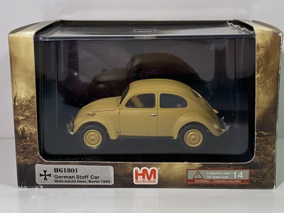 VOLKSWAGEN Typ 82E WEHRMACHT STAFF CAR BERLIN 1945 - 1801 HOBBY MASTER 1/48 1 szt.