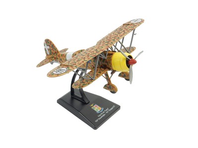 FIAT CR.42 162 SQADRIGLIA 1940 - AERONATICA MILITARE 1/72 metal