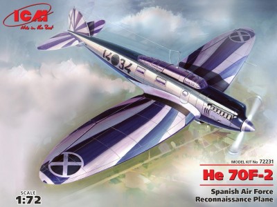 HEINKEL 70F-2 LEGION CONDOR SPAIN 1938 - ICM 72231 1/72
