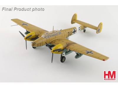 MESSERSCHMITT Bf-110E-2 7./JG.26 ITALY 1941 - 1817 HOBBY MASTER 1/72